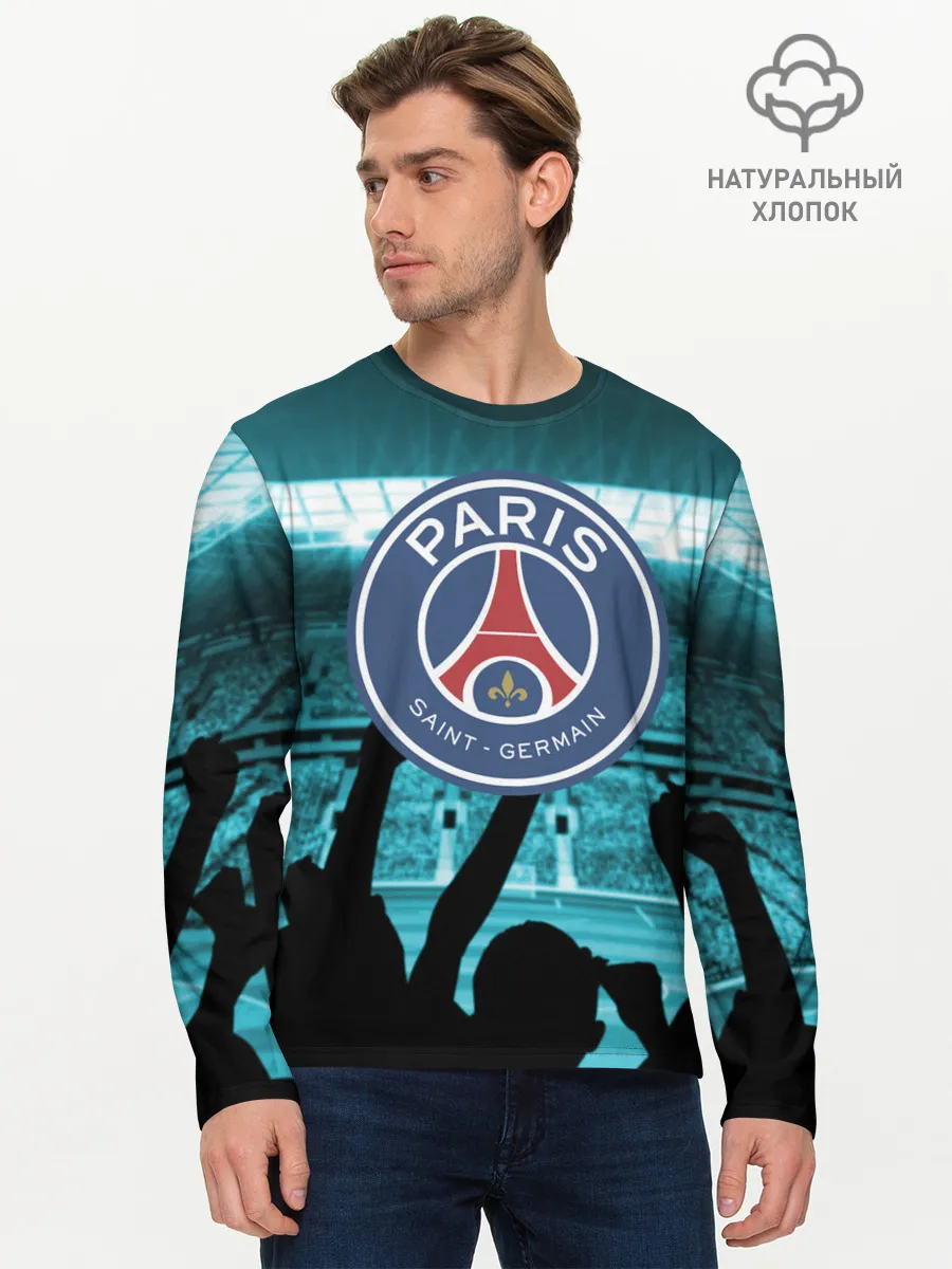 Мужской лонгслив базовый / Пари Сен Жермен