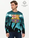 Мужской лонгслив базовый / Barcelona