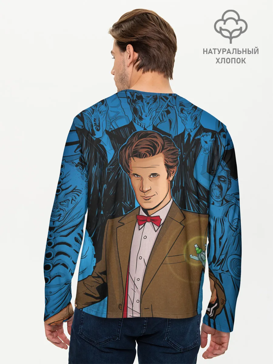 Мужской лонгслив базовый / Доктор Кто