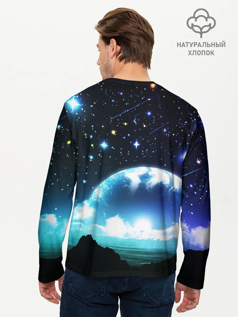 Мужской лонгслив базовый / ЛУНА