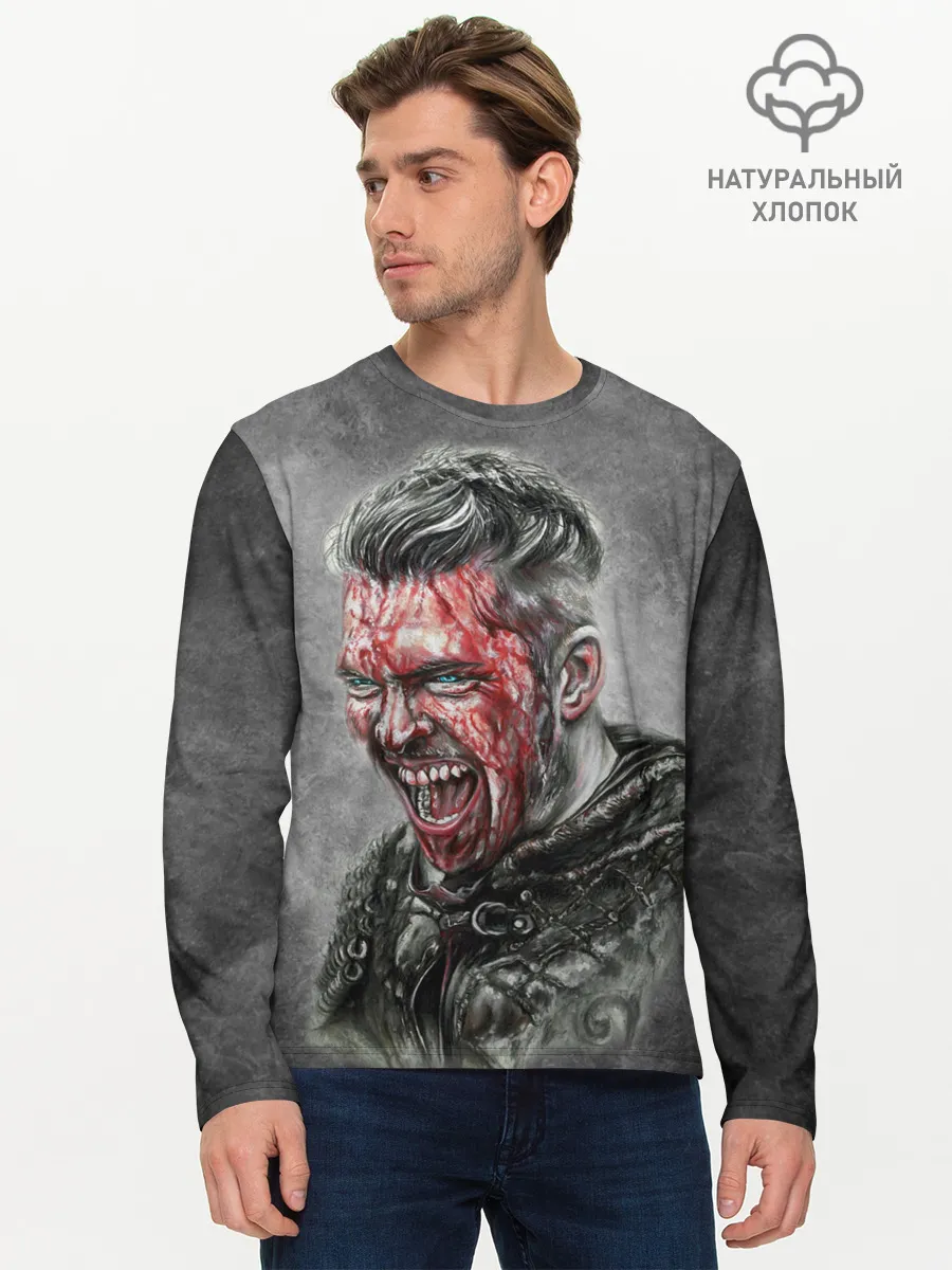 Мужской лонгслив базовый / vikings