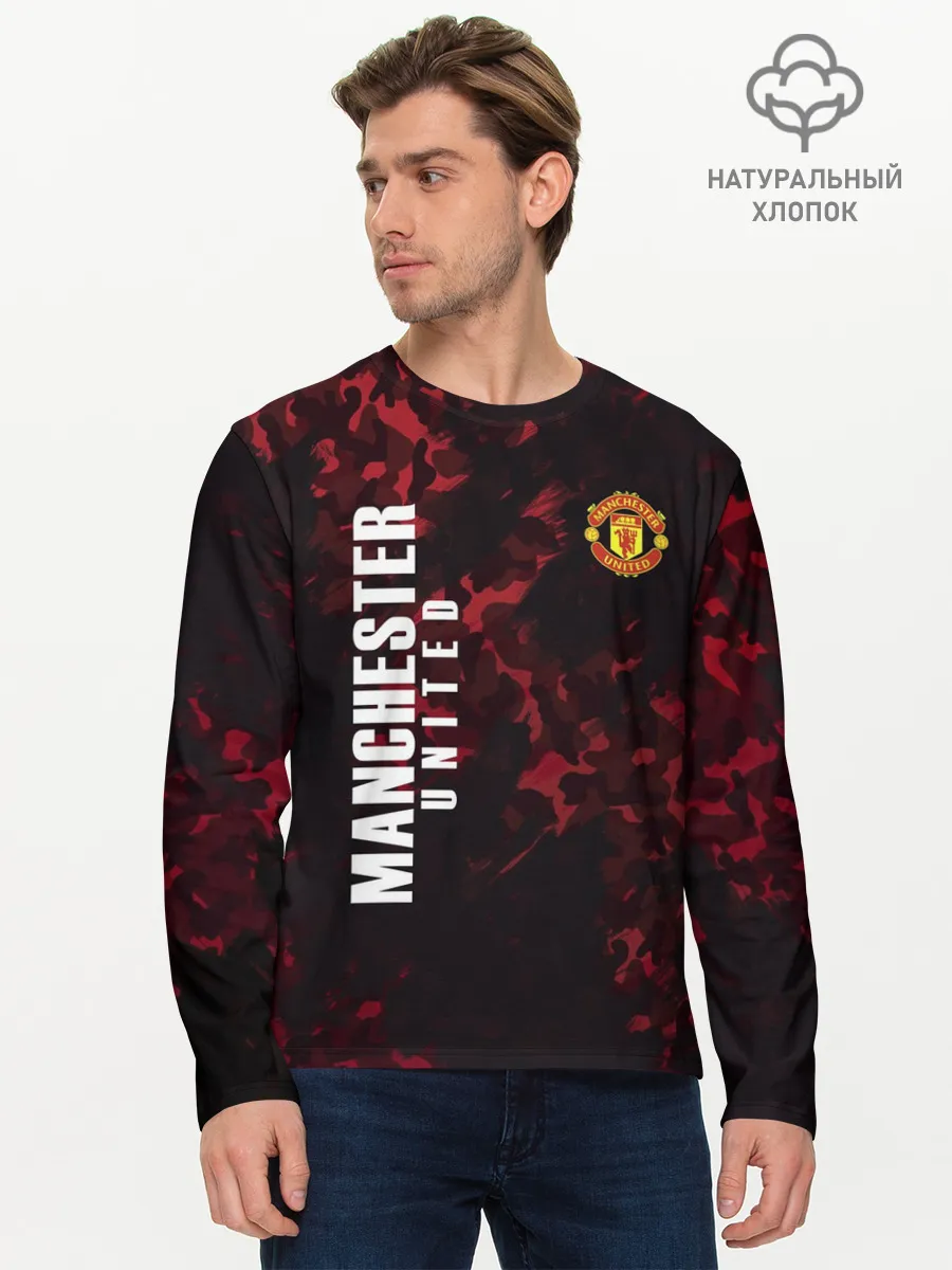 Мужской лонгслив базовый / Manchester United