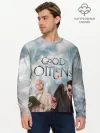 Мужской лонгслив базовый / Good Omens