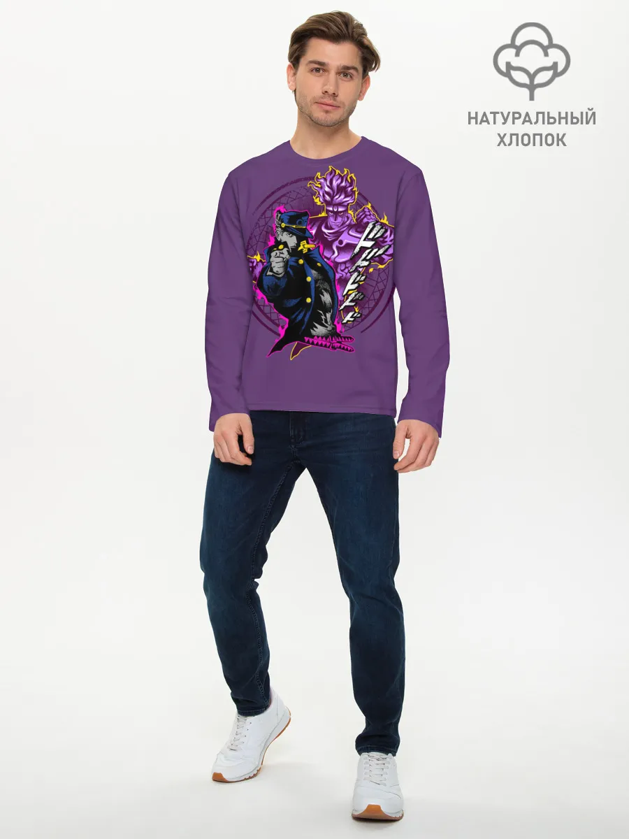 Мужской лонгслив базовый / JoJo Bizarre Adventure