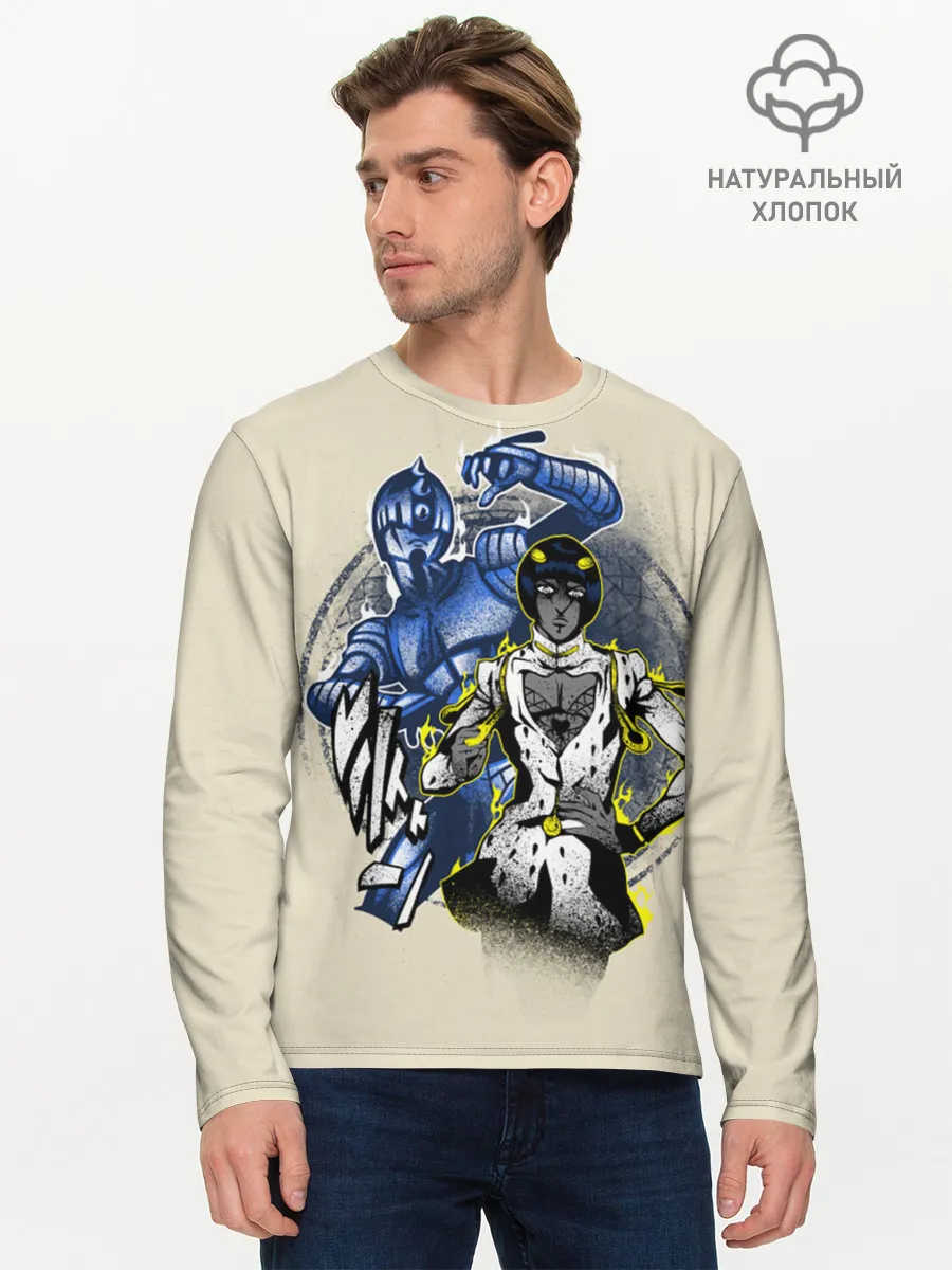 Мужской лонгслив базовый / JoJo Bizarre Adventure