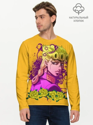 Мужской лонгслив базовый / JoJo Bizarre Adventure