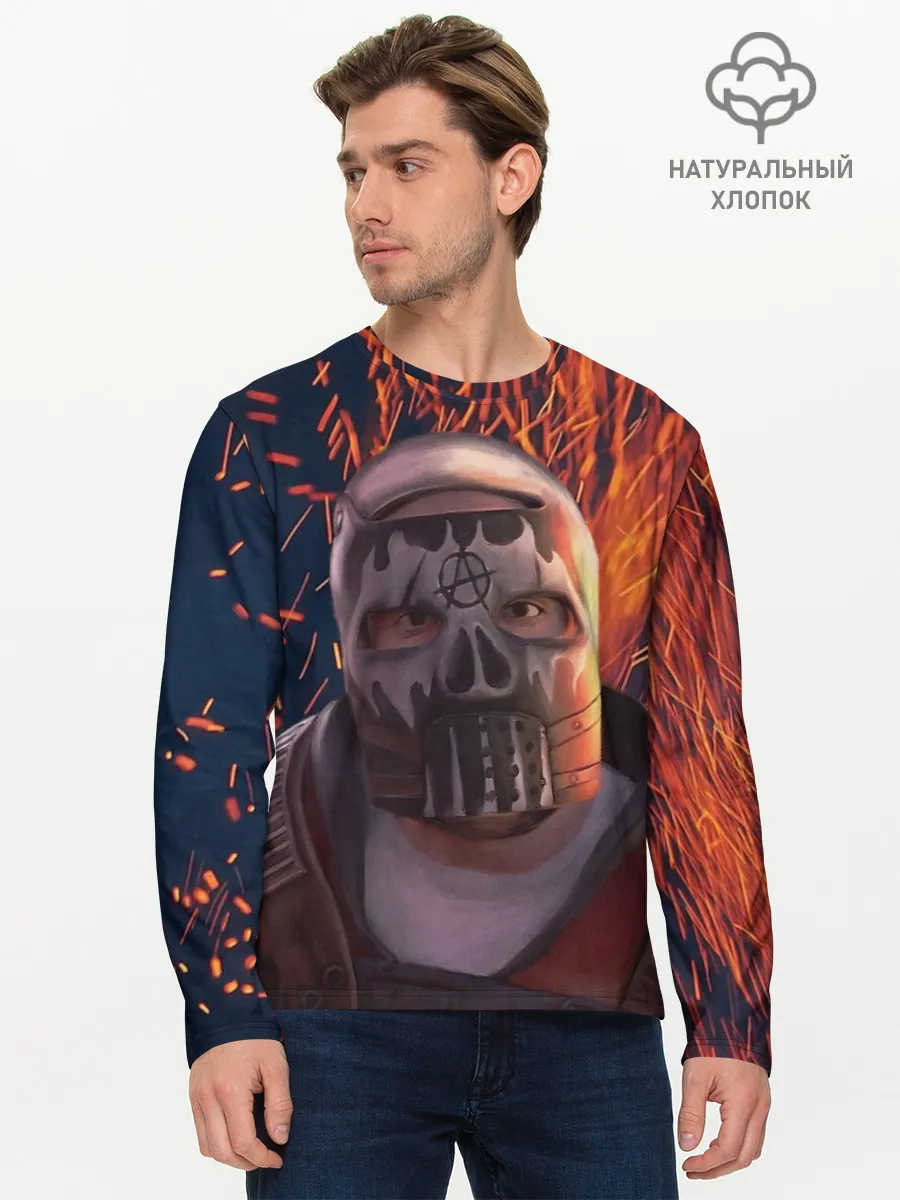 Мужской лонгслив базовый / Sparks Rust