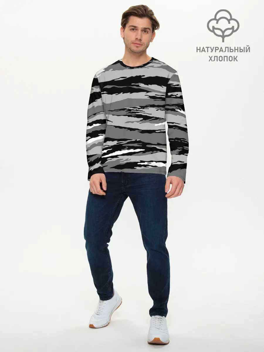 Мужской лонгслив базовый / ОМОН