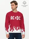 Мужской лонгслив базовый / AC DC