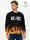 Мужской лонгслив базовый / AC DC