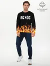 Мужской лонгслив базовый / AC DC