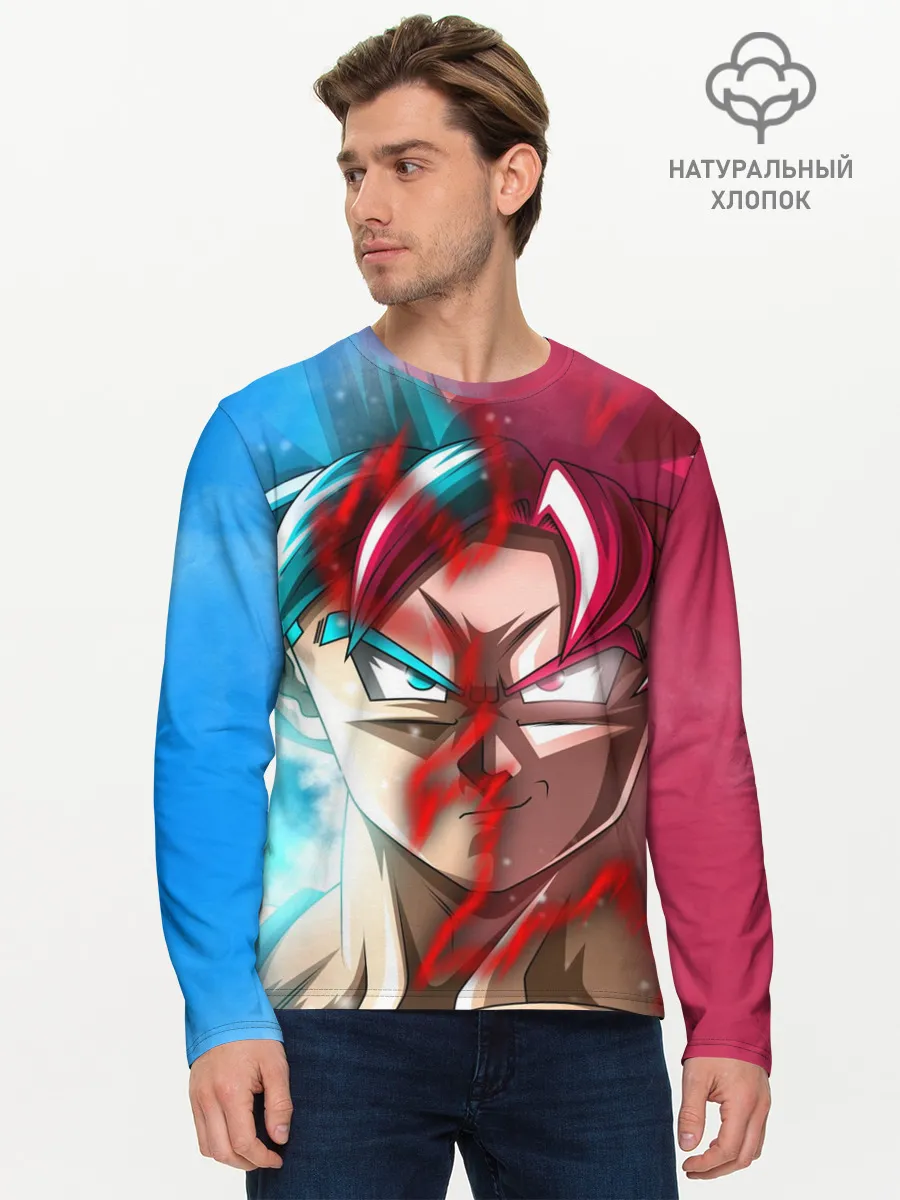 Мужской лонгслив базовый / Гохан