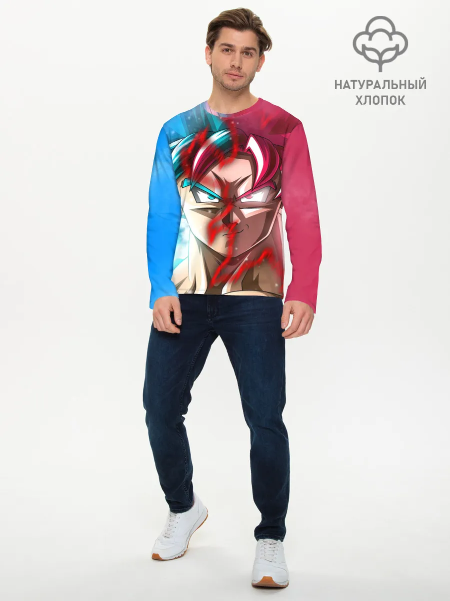 Мужской лонгслив базовый / Гохан