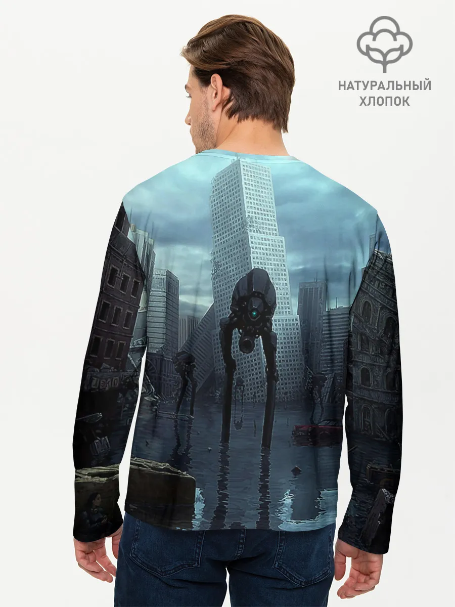Мужской лонгслив базовый / Халф-лайф