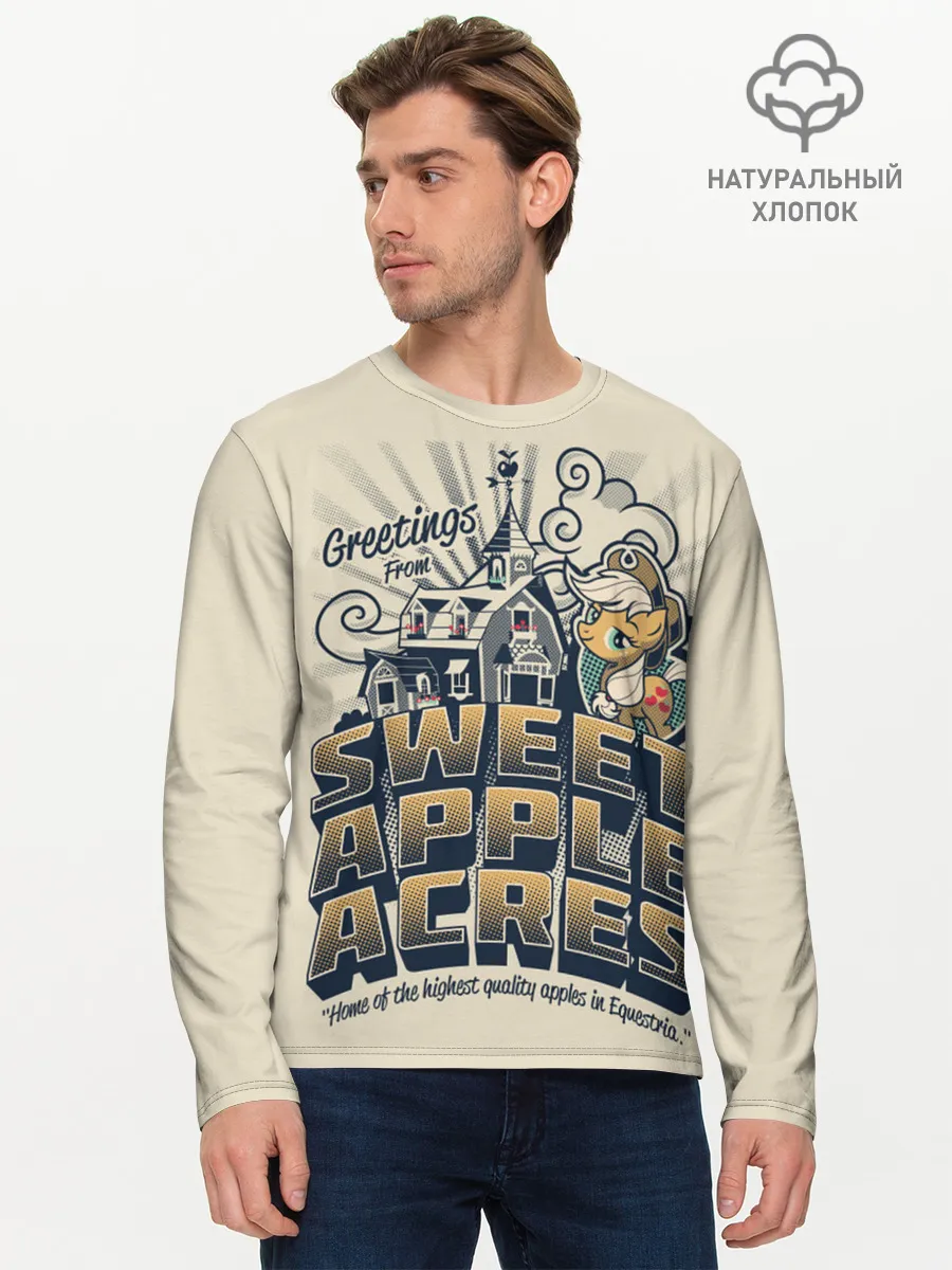 Мужской лонгслив базовый / My little pony sweet