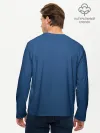 Мужской лонгслив базовый / 19-4052 Classic Blue