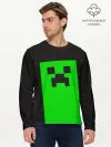 Мужской лонгслив базовый / MINECRAFT