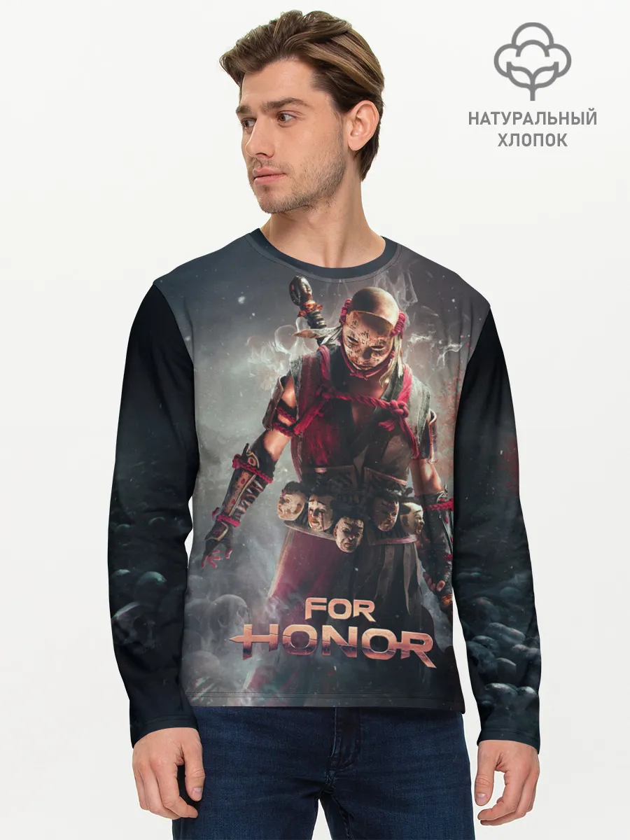 Мужской лонгслив базовый / Shadows of the Hitokiri art