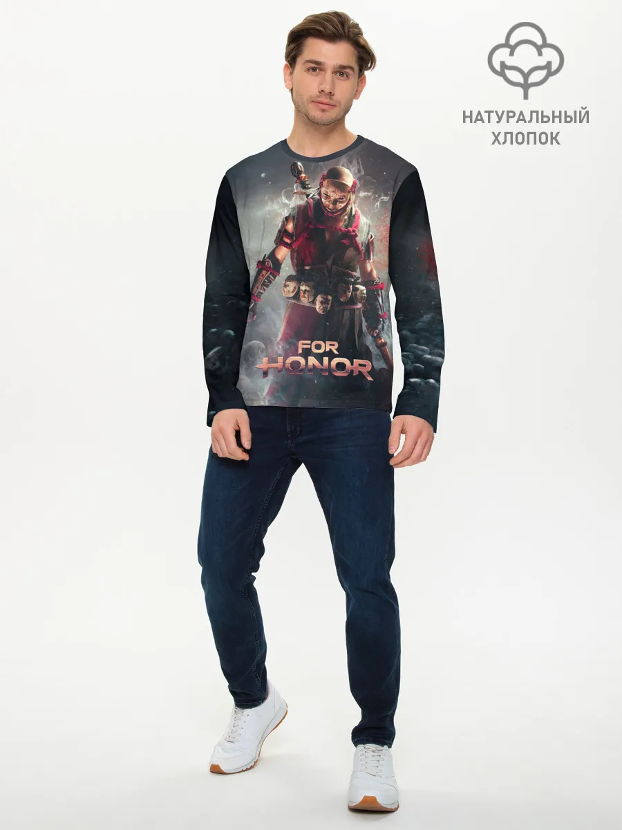 Мужской лонгслив базовый / Shadows of the Hitokiri art