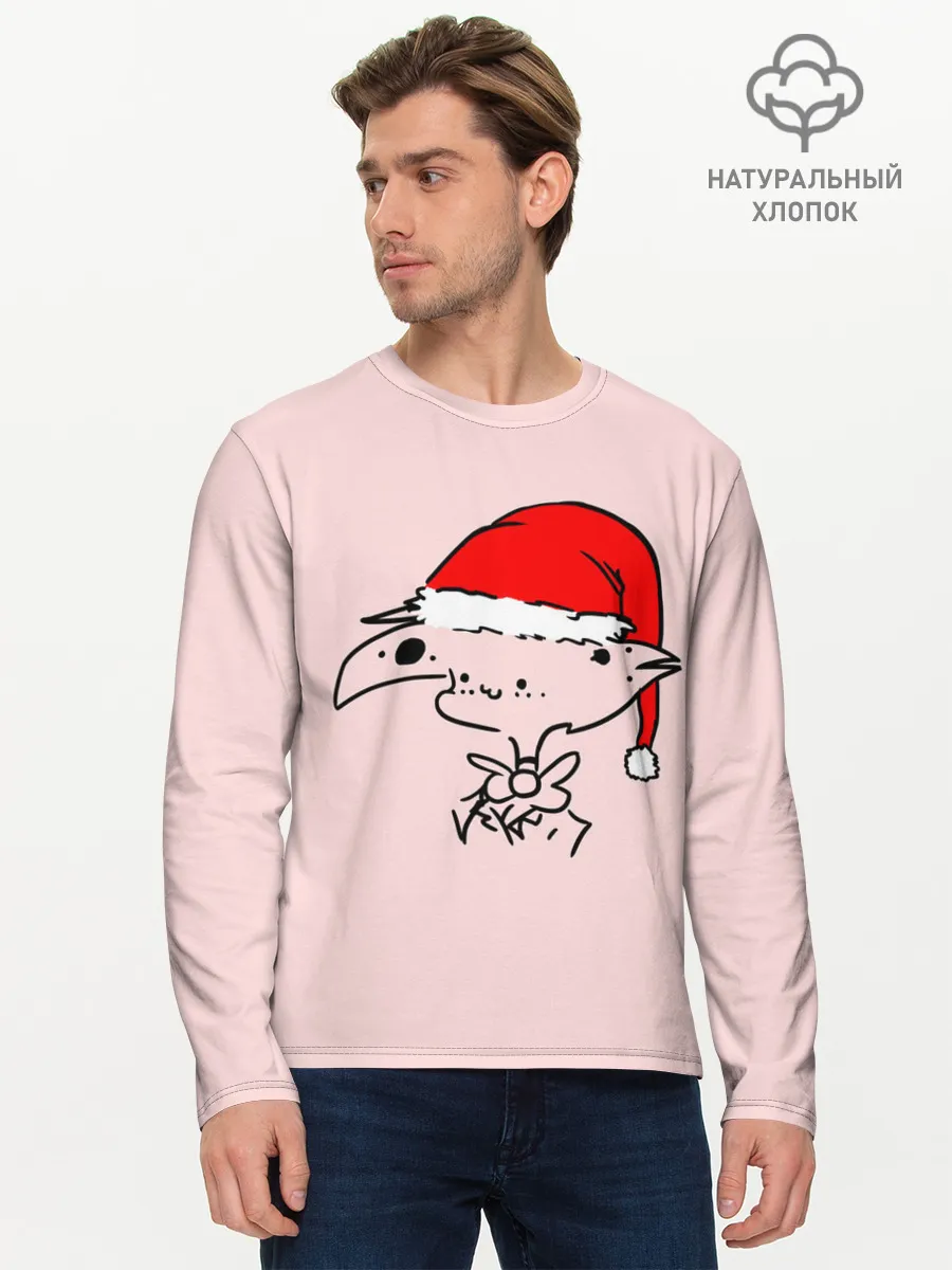 Мужской лонгслив базовый / Отель Хазбин