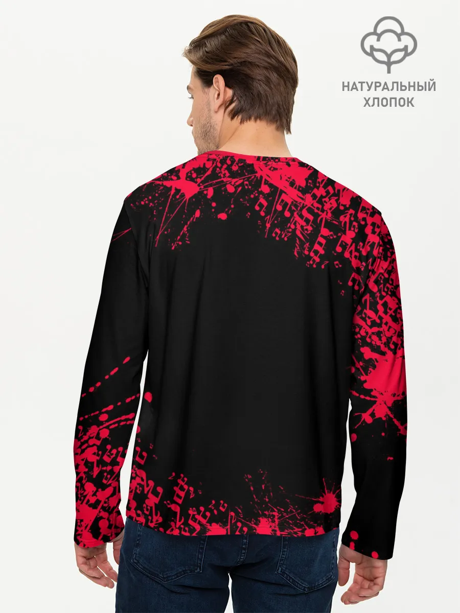 Мужской лонгслив базовый / HAZBIN HOTEL ALASTOR.