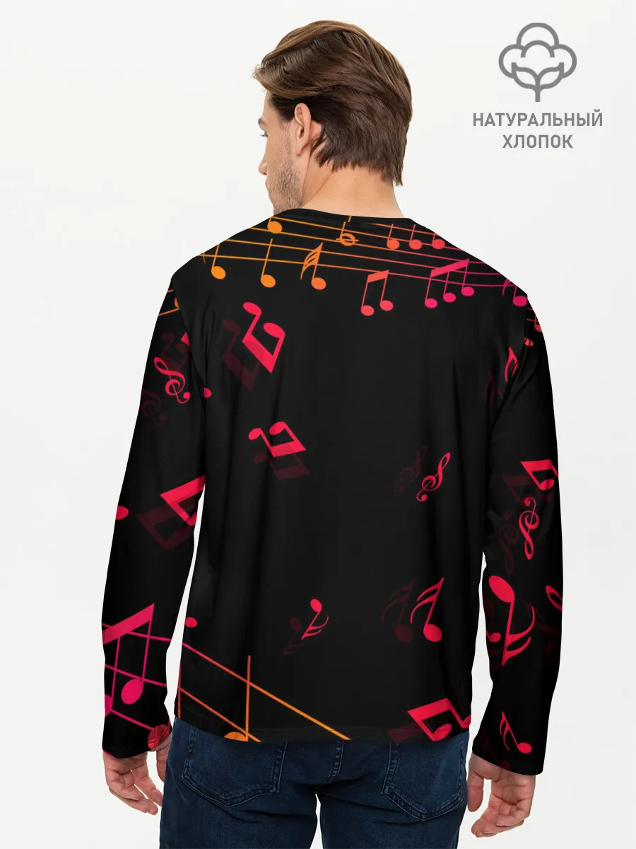 Мужской лонгслив базовый / HAZBIN HOTEL ALASTOR.