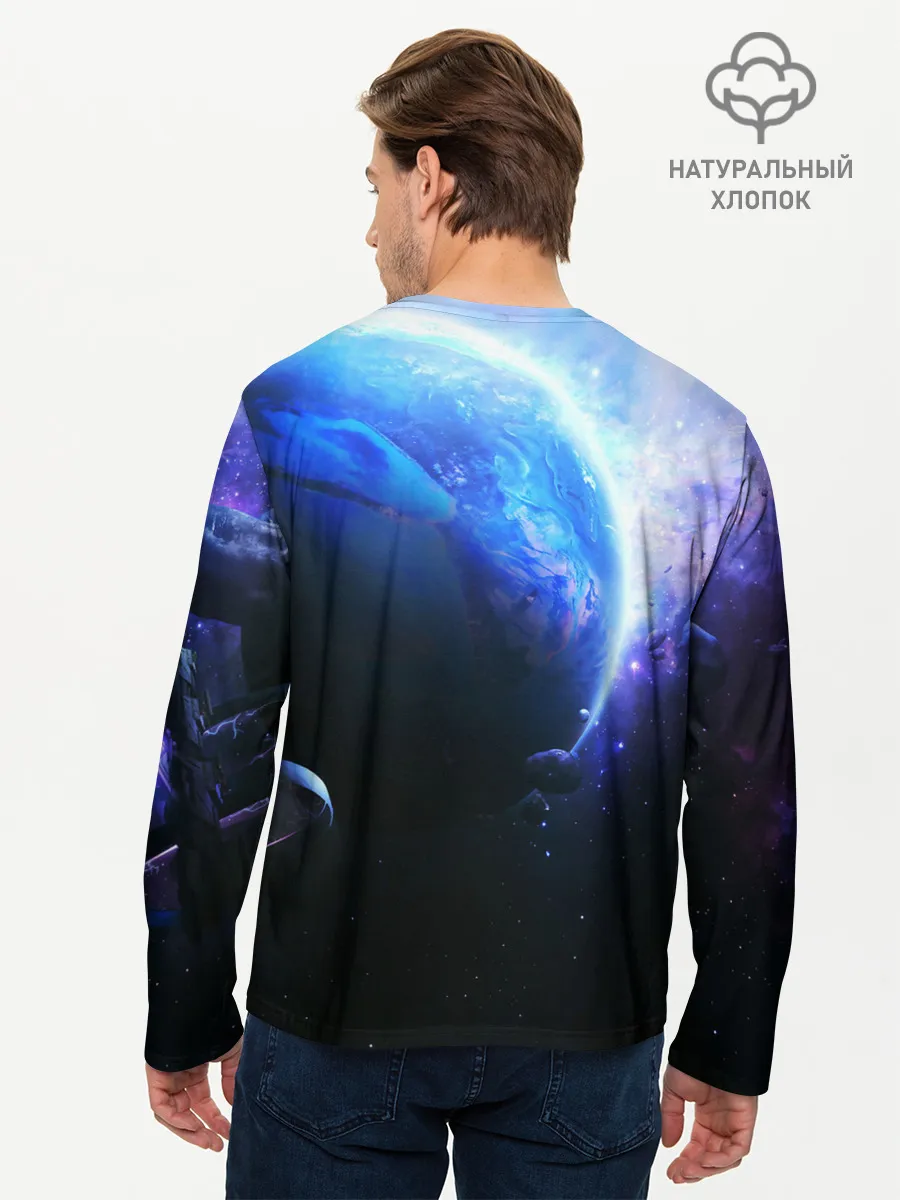 Мужской лонгслив базовый / ЗЕМЛЯ