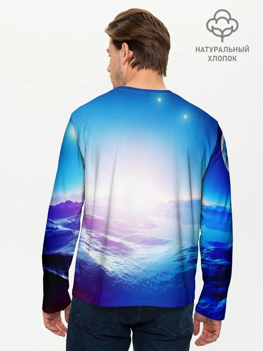 Мужской лонгслив базовый / ЛУНА