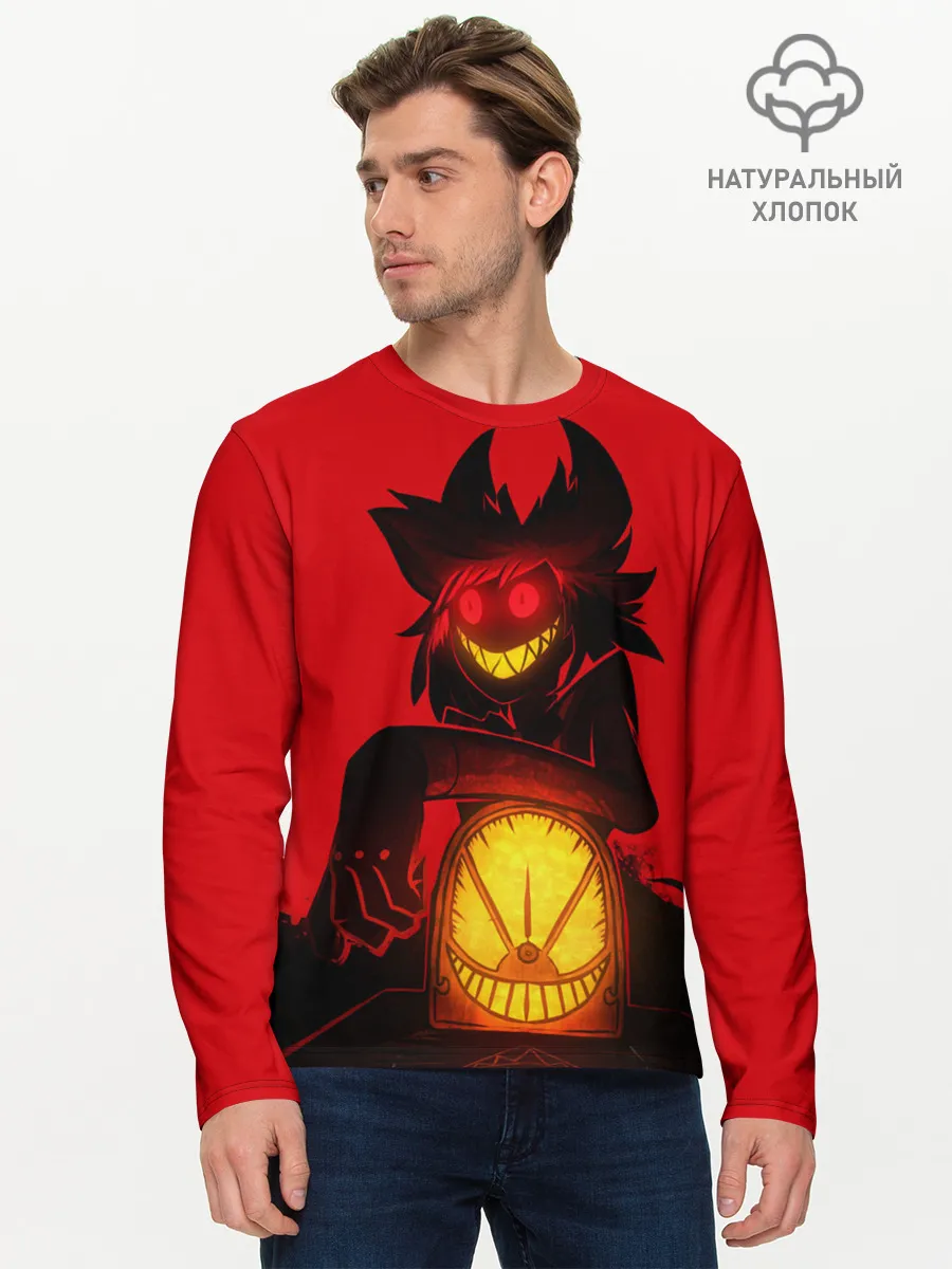 Мужской лонгслив базовый / Отель Хазбин