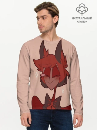 Мужской лонгслив базовый / Отель Хазбин