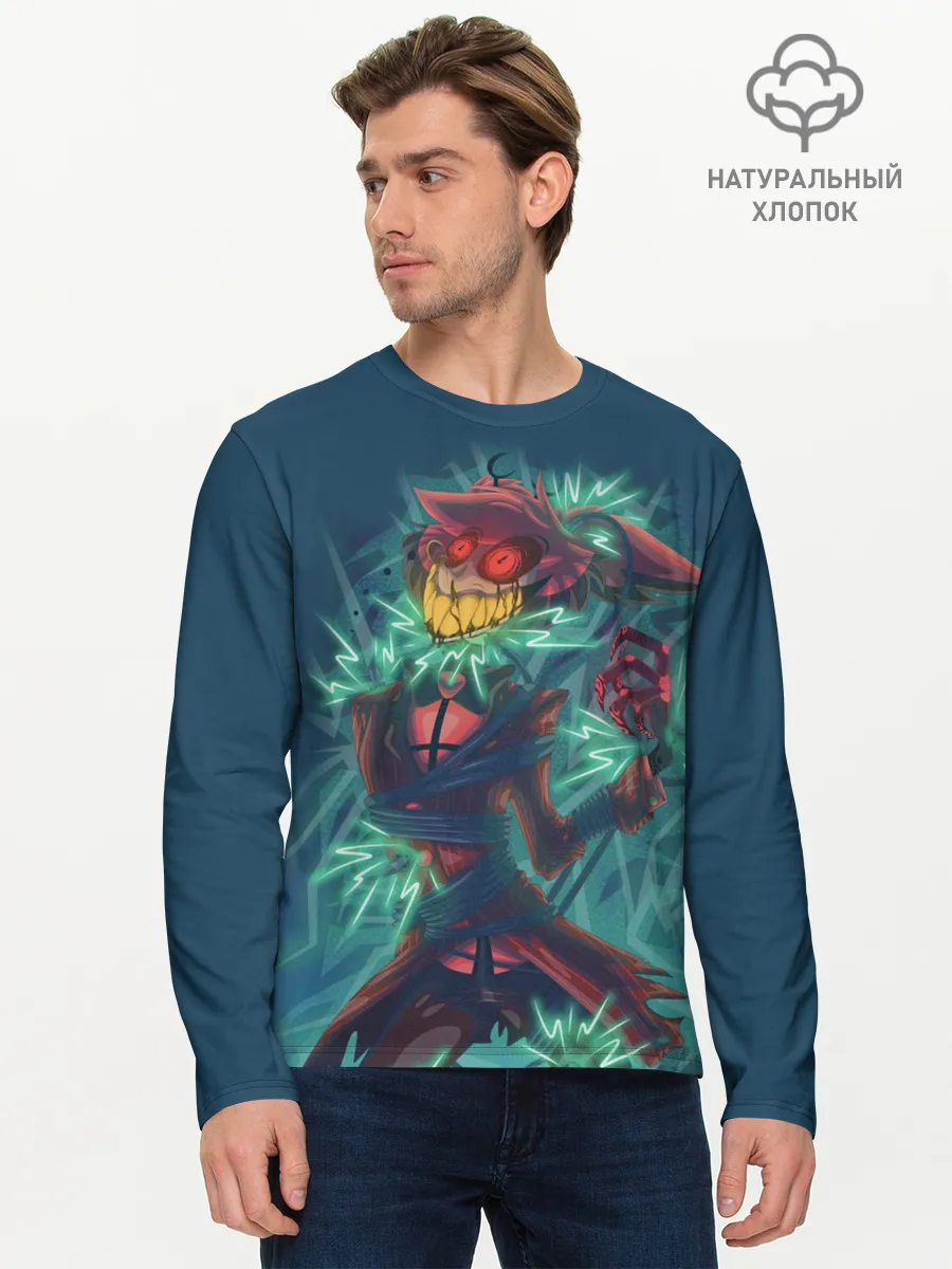 Мужской лонгслив базовый / Отель Хазбин