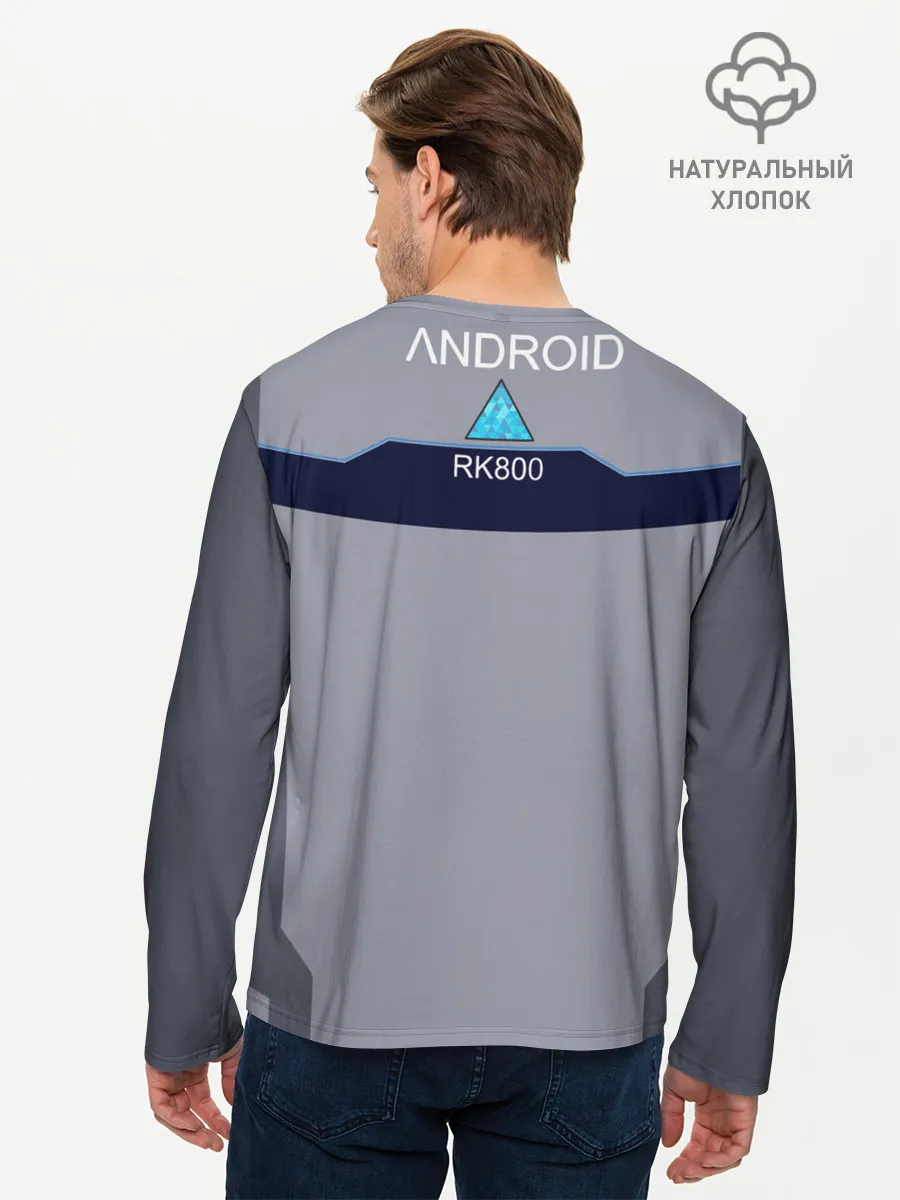 Мужской лонгслив базовый / Detroit:become