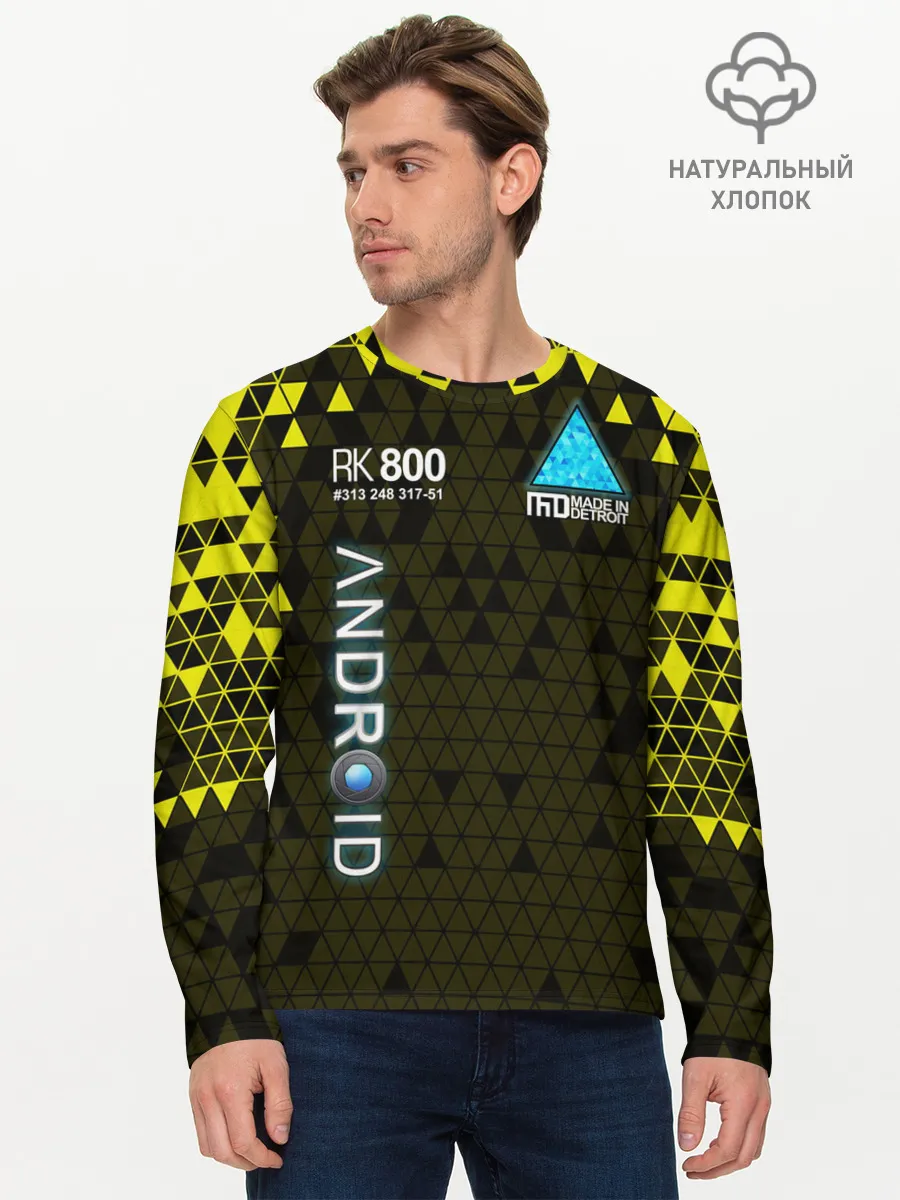 Мужской лонгслив базовый / DETROIT: BECOME HUMAN.