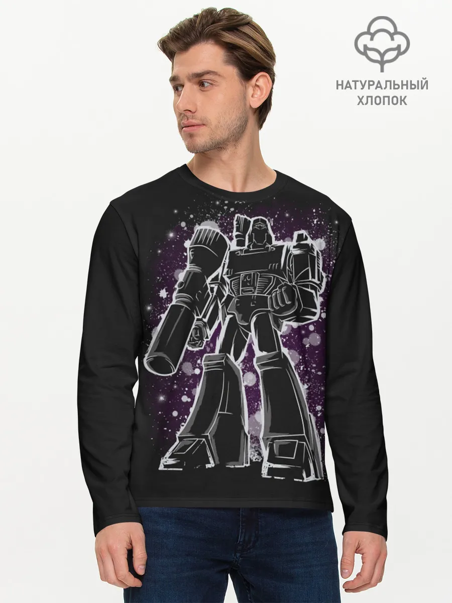 Мужской лонгслив базовый / Трансформеры
