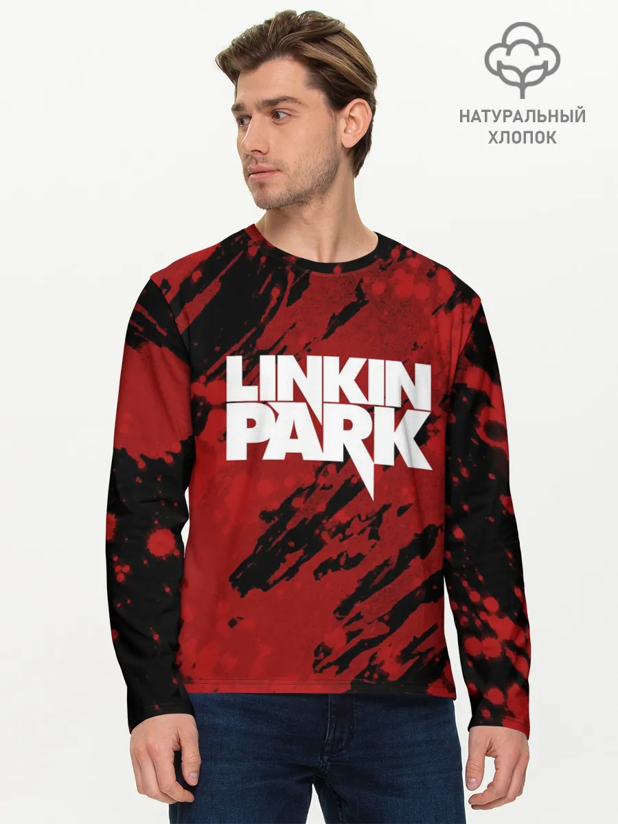 Мужской лонгслив базовый / Linkin Park