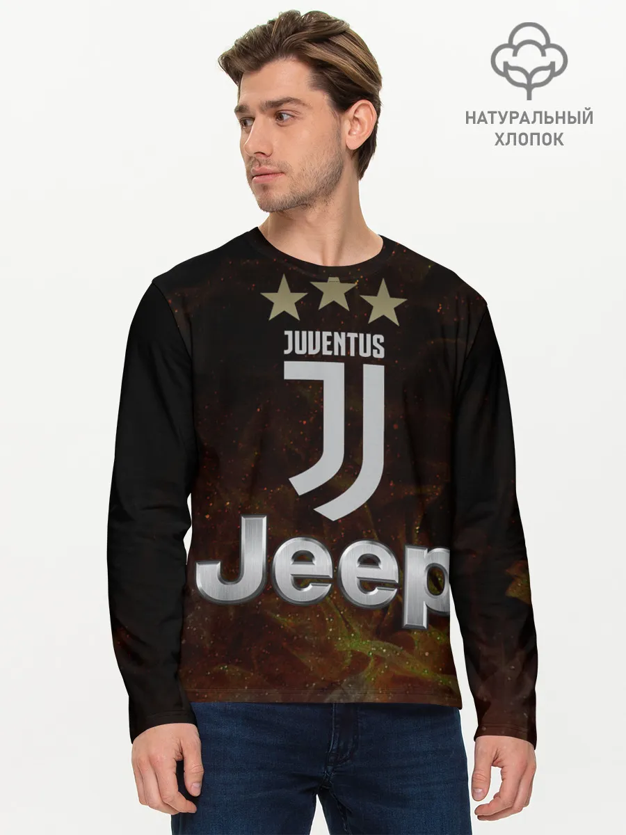 Мужской лонгслив базовый / Ювентус