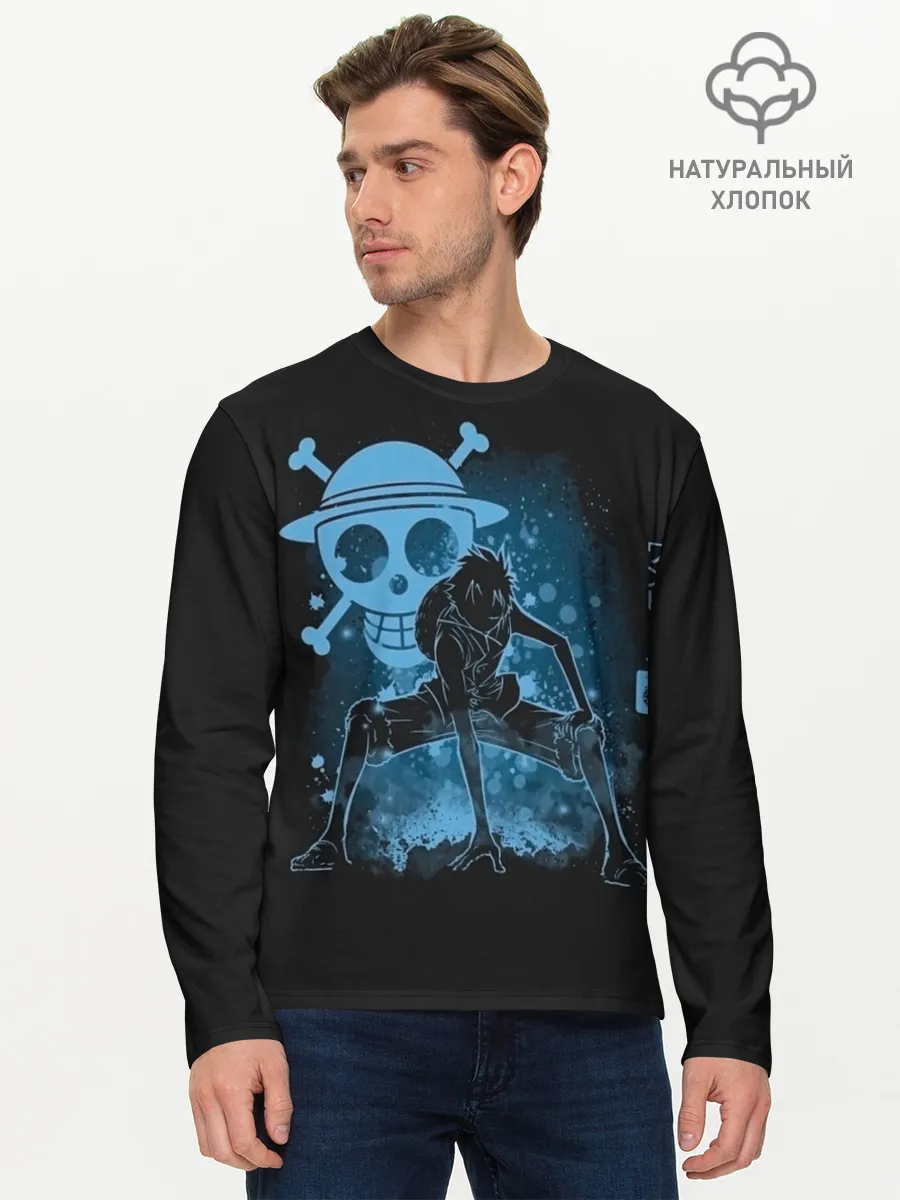 Мужской лонгслив базовый / под водой One Piece