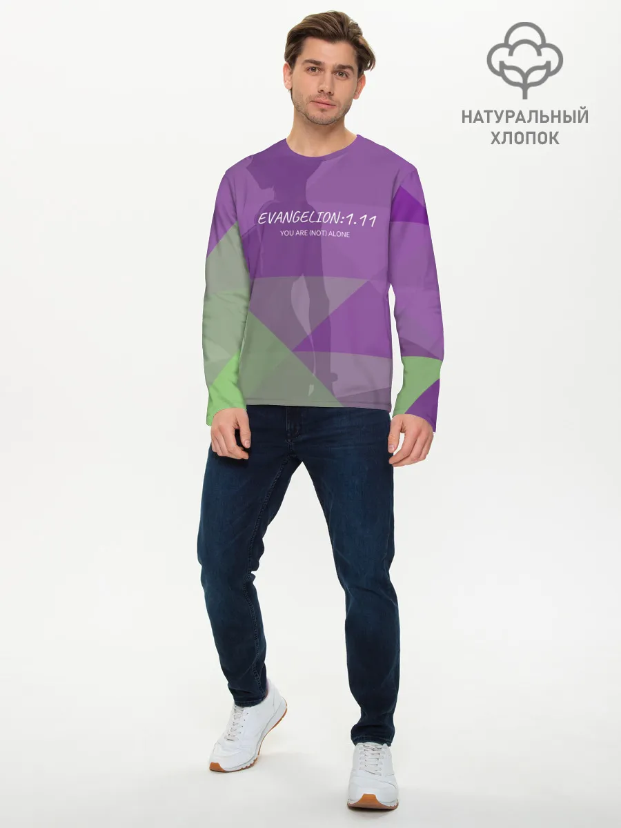 Мужской лонгслив базовый / Evangelion: 1.11