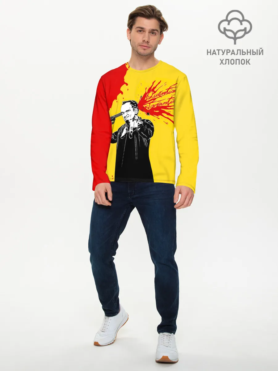 Мужской лонгслив базовый / Квентин Тарантино - shot