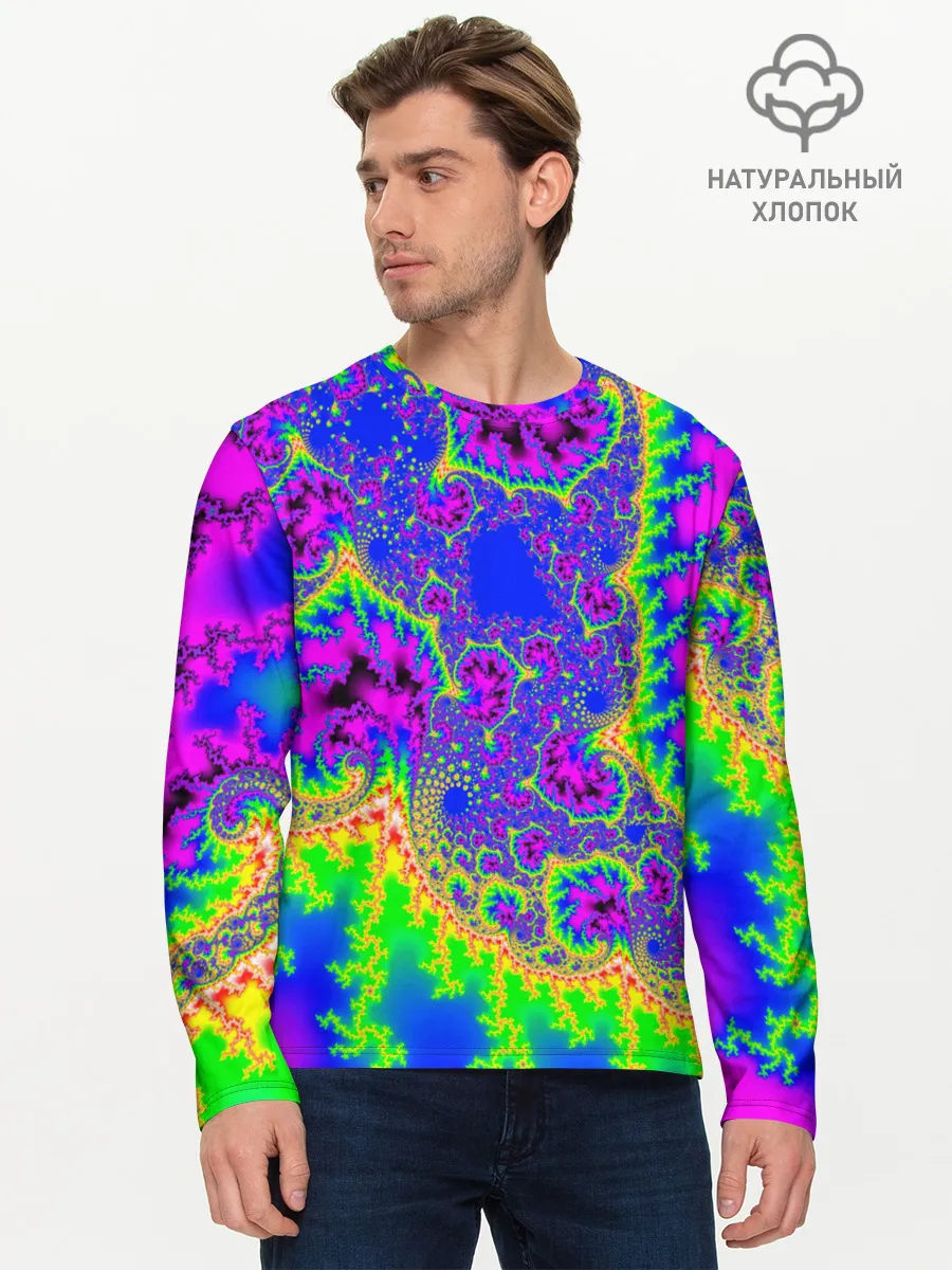 Мужской лонгслив базовый / NEON&ACID
