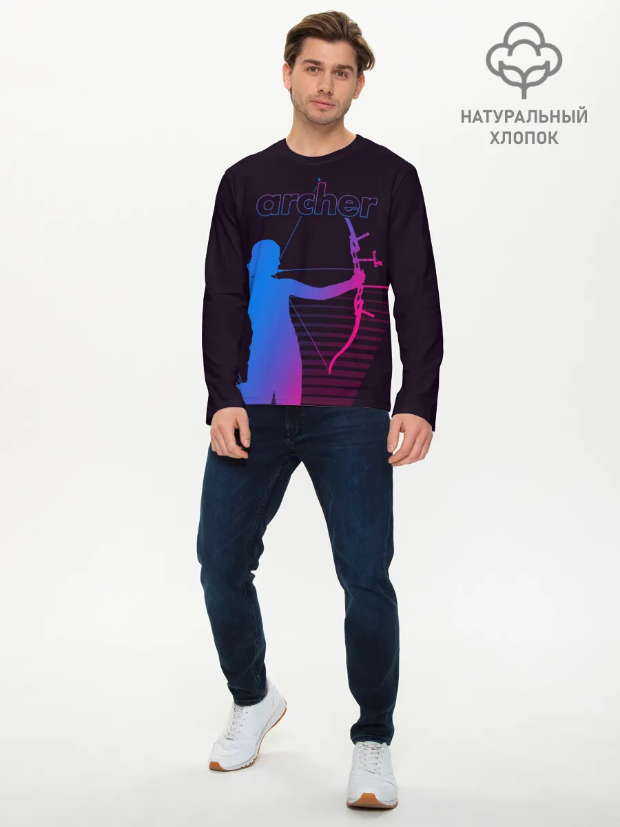 Мужской лонгслив базовый / Archer
