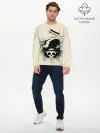 Мужской лонгслив базовый / шляпа и череп One Piece