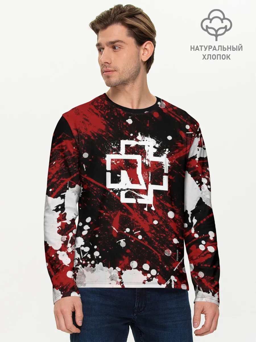 Мужской лонгслив базовый / Rammstein