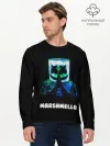 Мужской лонгслив базовый / Marshmello