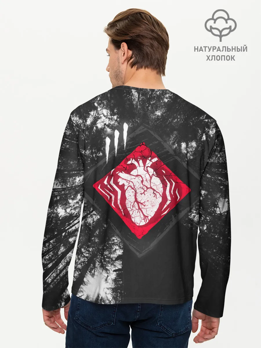 Мужской лонгслив базовый / DBD - beating heart