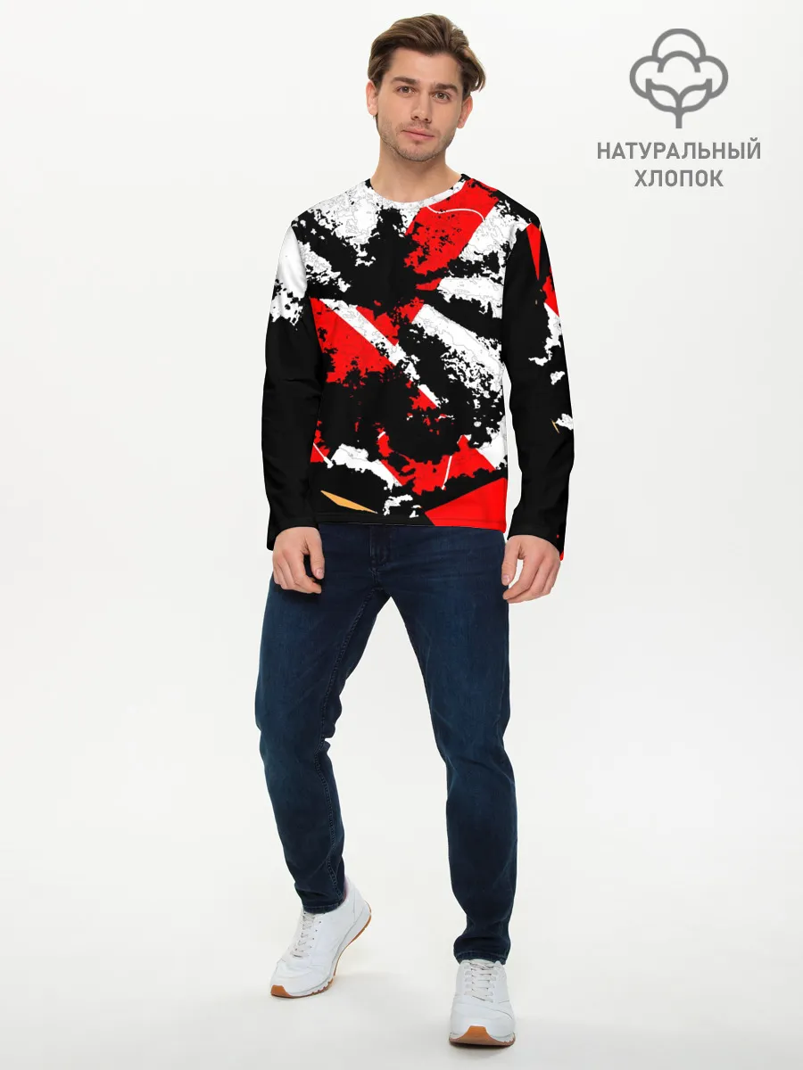 Мужской лонгслив базовый / DARK SIDE1.0