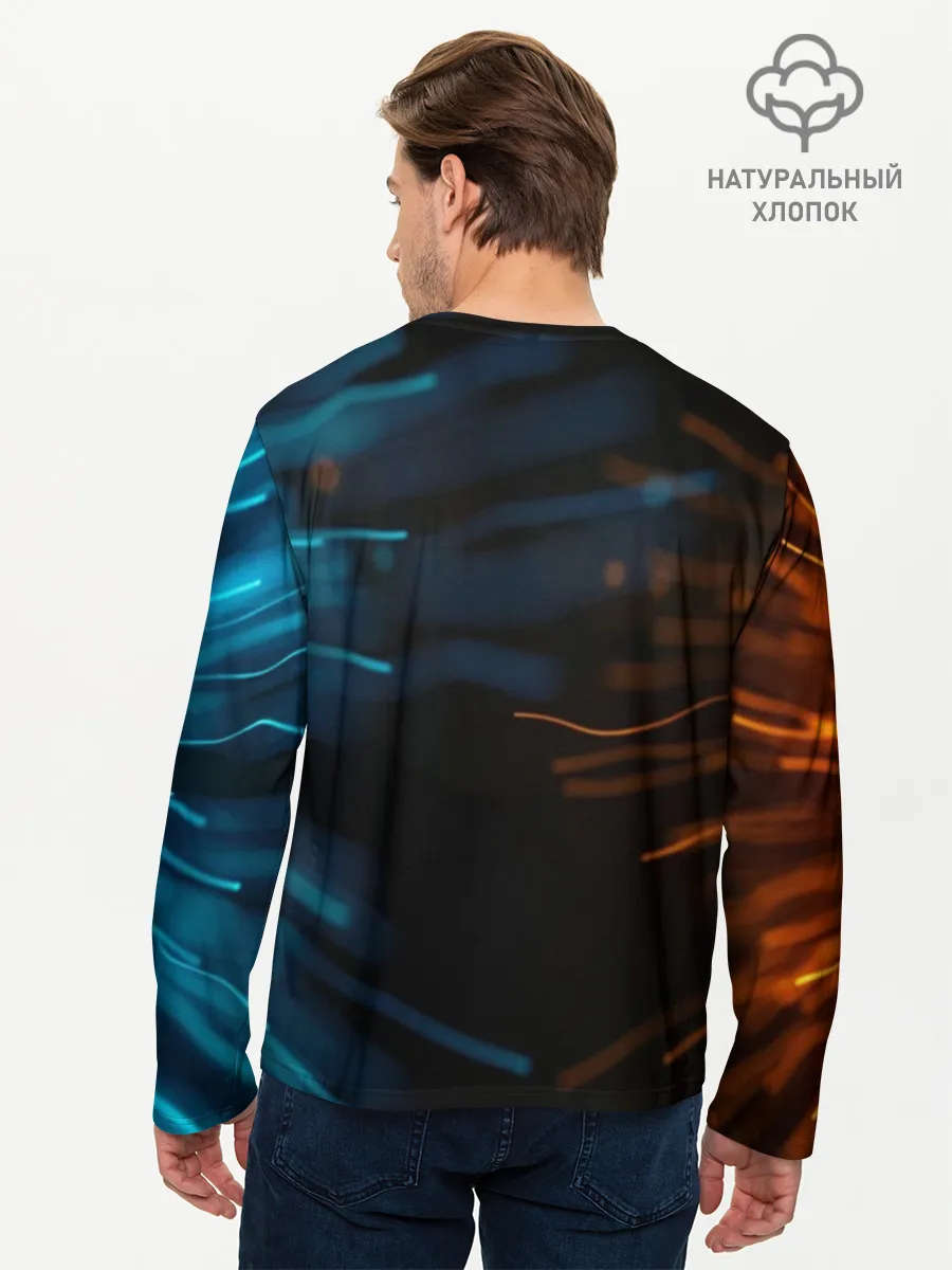 Мужской лонгслив базовый / Awake unafraid