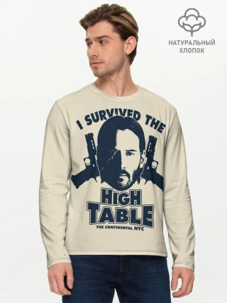 Мужской лонгслив базовый / John Wick