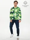 Мужской лонгслив базовый / Тропики