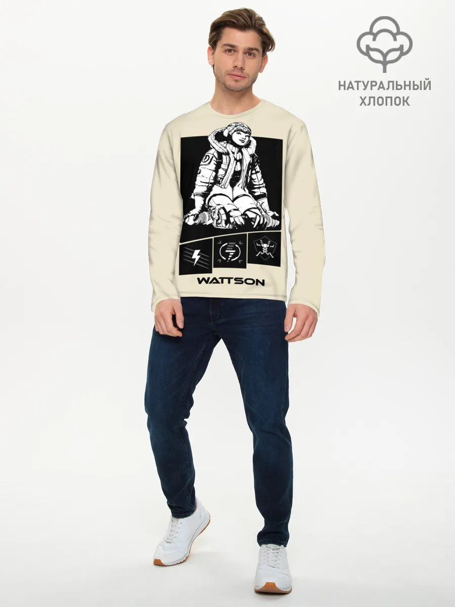 Мужской лонгслив базовый / Apex Legends Wattson